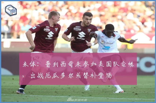 米体：普利西奇未参加美国队合练，出战厄瓜多尔或替补登场